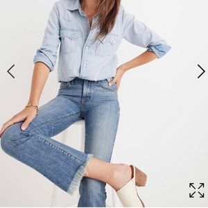Madewell Demi Boot Jeans 26P